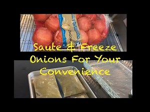 Freezing Sautéed Onions