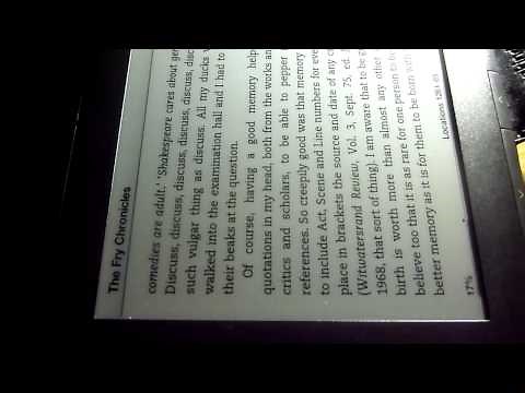 Kindle 3 Screen Rotation