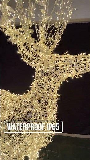 3.5M LED Christmas Reindeer Sculpture Light Outdoor Display | Northyle