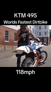 KTM495 Worlds Fastest Dirbike #ktm #ktm495 #1981 #dirtbike #motorcyle #motocross #supercross | Offroad Motor2023