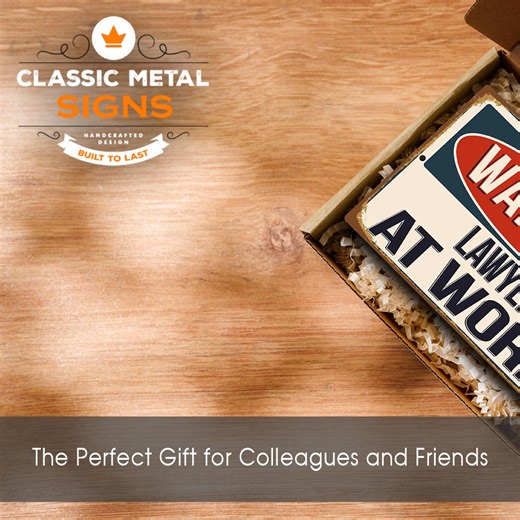 The ultimate gift for the professional who has everything! 🎁🏢🛠️ Do you have someone in your life who is obsessed with their craft? Or maybe you want to mark your own territory in the office or garage? Our Custom "Warning At Work" Signs allow you to put any occupation center stage! 🌟✨ From "Plumbers At Work" to "Graphic Designers At Work," we’ve seen it all—and we’ve made them all look professional. What makes our signs a cut above: ✅ Customized Just for You: Simply tell us the job title, and