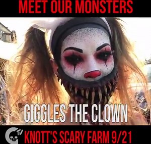 52K views · 221 reactions | Are you ready to meet CRYPT MONSTERS?? Brave souls at Knott's Scary Farm can meet The Look-See, Sunny Family Cult members, Giggles the Clown, and Eva and Fluffy from Troubled Youth, only on Friday September 21st from 8-10pm!! Come take pictures with us and make a monster smile!! #ScaryFarm | Crypt TV | Facebook