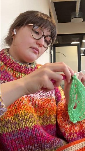 💚💛💜 The GORGEOUS Virus Shawl tutorial is available on our channel 🧣 #crochet #crochettutorial #shawl