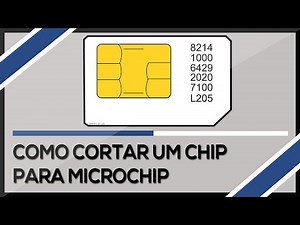 Como cortar o Chip para Microchip