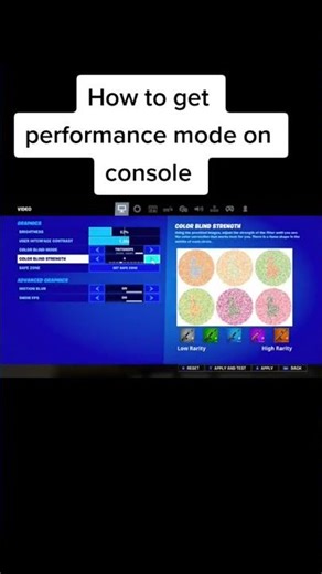 How To Get Performance Mode on Console 😳?!