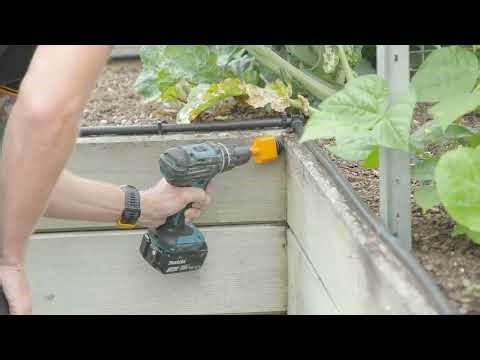 How to install: Vegetable garden protection fencing