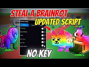 [ KEYLESS ] Steal a Brainrot Script 2025 – Auto Steal, Fly, ESP & Base Protection! 🏰