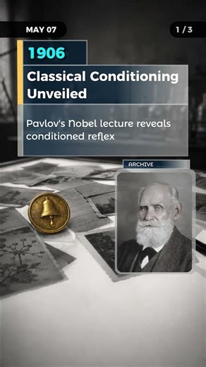 On This Day May 7: Pavlov's Reflex, Language's Brain Highway, Meditation Reshapes Mind
