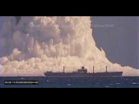 Operation Hardtack Umbrella underwater nuclear explosion 1958