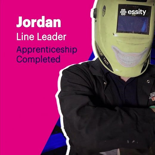 Meet Jordan - Line Leader (Apprenticeship completed)