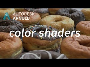 Arnold tutorial - How to use the color shaders in MtoA