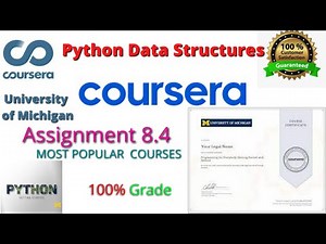 Python Data Structures Assignment 8.4 Solution [Coursera] | Assignment 8.4 Python Data Structures