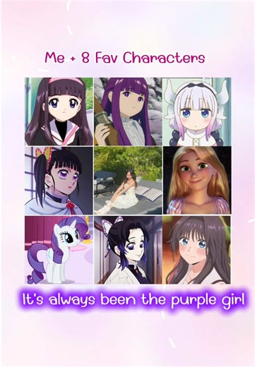 It’s always been the purple girl | ว่าด้วยเรื่องการชอบตัวละครสีเดิมๆ💜 #favcharacter #anime #idolxmahou