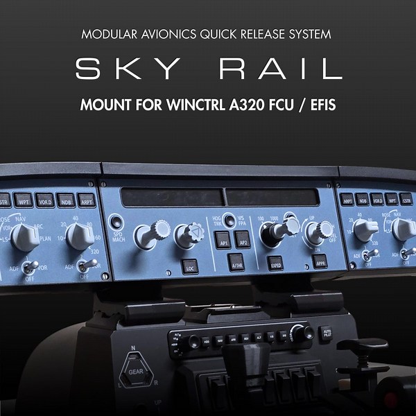 SKY RAIL Modular Mount for Winctrl / Winwing A320 FCU, Honeycomb Alpha / Bravo - Etsy