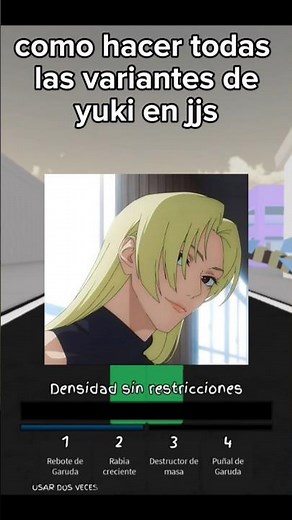 como hacer todas las variantes de yuki en jjs #jjs #robloxedit #yuki #roblox #shorts