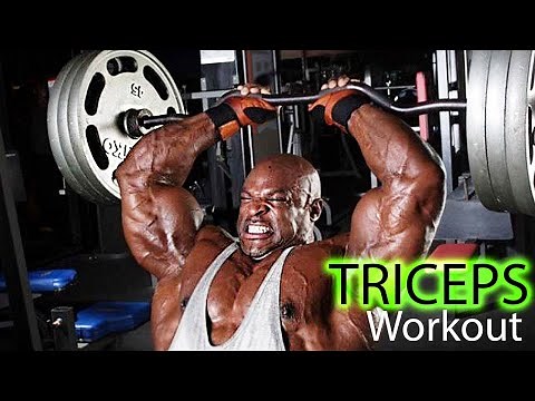 Get Big Triceps with Ronnie | Simple and Short workout
