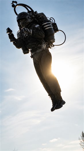 How this jetpack scene is captured on camera