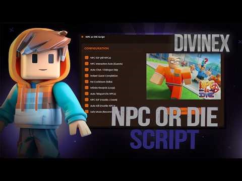 NO KEY* 💢 Be NPC Or Die! Script - Auto Task, ESP, & Auto Kill! (Mobile & PC)