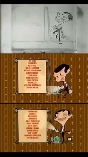 Mr Bean End Credits (3 Parison) #mrbean #shorts