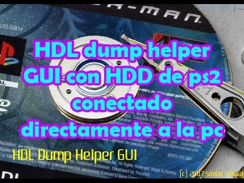 Pasar Juegos directamente al HDD de ps2 (HDL Dump Helper GUI con HDD por usb)