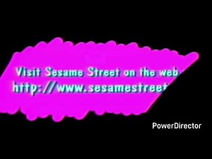 Visit Sesame Street On The Web At Www.SesameStreet.Com! (1999, Reversed!)