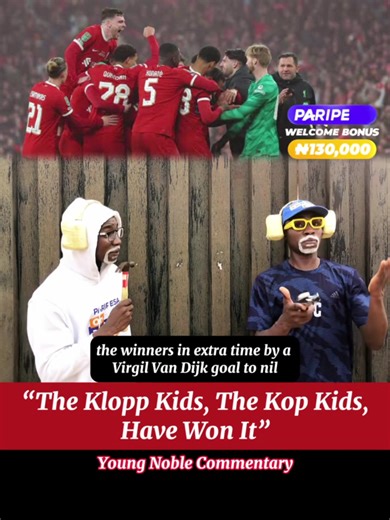 “The Klopp Kids, The Kop Kids have won it”🤩🔨 | Chelsea vs Liverpool | EFL Cup Final | Commentary by Peter Drury and Jamie Carraghar Get upto a N130,000 on your first deposit with PARIPESA when register with my Promocode YNCBET, join now and start enjoying mouthwatering features https://paripesa.bet/yncbet #africanfootball #sportsontiktok #nigeria #youngnoblecommentary #elfcup #carabaocup #chelsea #liverpool #leaguecup | Young Noble Commentary