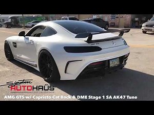 2018 Mercedes Benz AMG GTS with Capristo Exhaust And our DME Tune