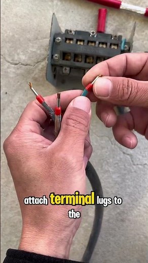 How to connect a wire to a terminal block in the most standard way.