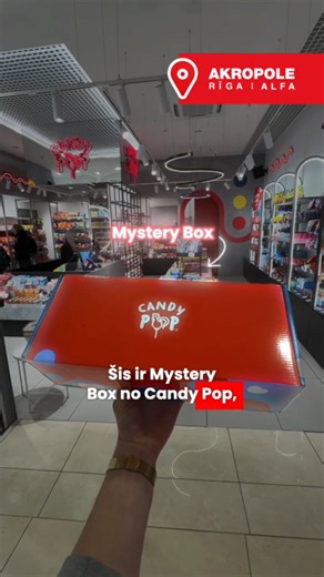 💬 #GIVEAWAY LAIKS! 🍭🎁 Candy Pop Mystery Box gaida divus laimīgos! 🔮 Kā laimēt? 1️⃣ Pieseko @akropole_latvija un @candypop.lv 2️⃣ Ietago draugu 3️⃣ Komentē “🍬” Laimīgos uzvarētājus paziņosim jau pēc nedēļas 10.februārī. Kas ir iekšā? Skaties video! 👀✨ #CandyPopGiveaway #AKROPOLE #MysteryBox #Konkurss