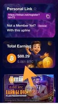 B-Titan spilover income proof #btitan #btitanbitcoin