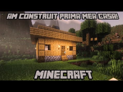 Prima mea casa in Minecraft! 🏠✨