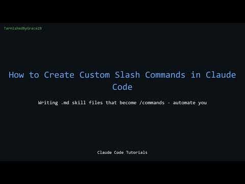 How to Create Custom Slash Commands in Claude Code #shorts