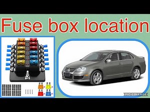 The fuse box location on a 2007 Volkswagen Jetta