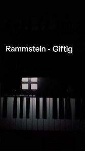 Rammstein - Giftig | Keyboard Cover | #keyboard #rammstein #tutorial