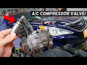 HYUNDAI SONATA AC COMPRESSOR VALVE REPLACEMENT LOCATION, AC COMPRESSOR CLUTCH VALVE