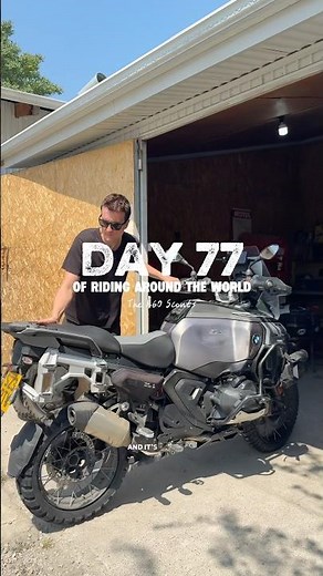 Day 77 Of Riding Around The World - K60 Scouts Tires