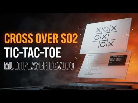 CROSS OVER S02 - Tic-Tac-Toe Multiplayer Game (Python Devlog)