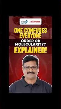 One Concept That Confuses Everyone | Order or Molecularity? | NEET Chemistry #neet2026 #education