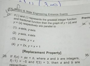 If [] and \{\} represents the greatest integer function and fra... | Filo