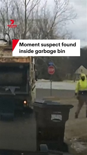 A garbage man in Ohio, US got the shock of his life when he opened a bin and found a man hiding inside. The man turned out to be a suspect, who had done a runner after being pulled over by police. He was caught and taken into custody. #garbage #police #crime #Ohio | 7NEWS Australia