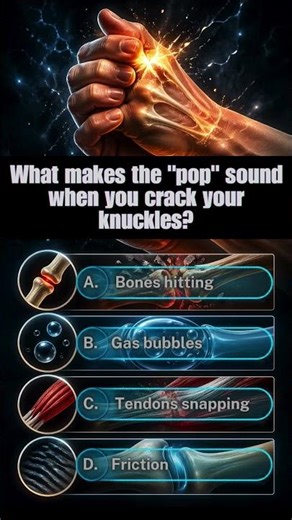 What causes knuckle pop sound? | Trivia #MartianMayan