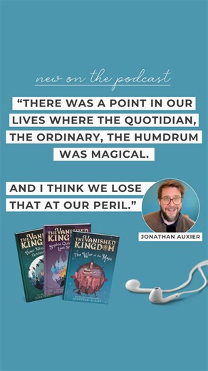 3.3K views · 26 reactions | One of our all-time FAVORITE authors is back on the Read-Aloud Revival podcast! Head to https://readaloudrevival.com/jonathan-auxier-is-back/ to listen to the full episode! #readingaloud #sarahmackenzie #homeschooling #readaloudrevival #books | Read-Aloud Revival with Sarah Mackenzie | Facebook