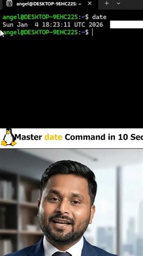 Linux date Command Hacks in 10 sec Format Date & Time in Linux Linux Tips #linux #shorts