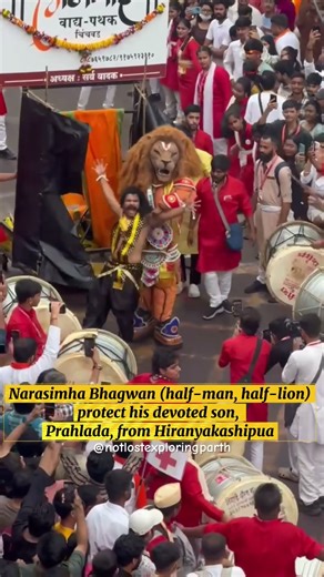 ||जय श्रीनृसिंह|| (Jai Shri Narsingh) Strength of devotion, vanquisher of evil. #shorts