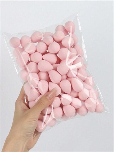 100/5pcs Makeup Sponges, Mini Makeup Sponge, Makeup Powder Puffs, Air Cushion Sponges, Multi-Color Makeup Blenders, Dry & Wet Use Makeup Sponges, Makeup Cottons, Latex-Free Mixed Sponges, Makeup Powder Puffs, Makeup Blenders, Designed For Contouring, Eye Area, Eye Corner, Makeup Foundation Mixing Container, Soft Powder Puffs | SHEIN