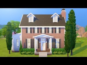 CLASSIC COLONIAL HOME // The Sims 4: Speed Build