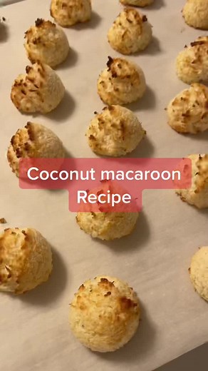 Delicious Coconut Macaroon Recipe with Crown Cookware