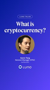 What does Aaron Tang, our General Manager for APAC, think about the definition of cryptocurrency? Let's take a look at this video where he talks about what cryptocurrency is on the recent Do More podcast. #LunoMalaysia | Luno