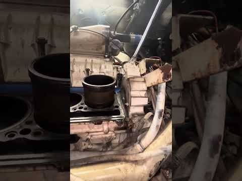 12V92 Detroit Diesel Engine Rebuild: Piston Pull Explained #fishing #explore #youtubeshorts