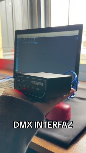 INTERFAZ DMX | CONECTAR y CONFIGURAR en la PC ✅ Que les parecio? si quieren 2da parte no olviden apoyar al video 🫶🏼 #dj #iluminacion #dmx #conexion #interfaz